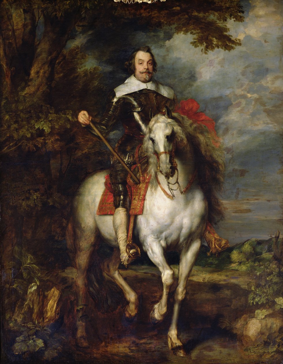 صورة الفروسية لدون فرانسيسكو دي مونكادا (1586-1635) بواسطة أنتوني فان ديك