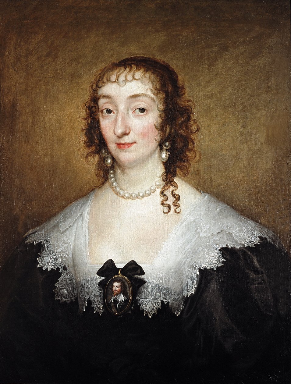 كاثرين مانرز ، دوقة باكنغهام ، c.1633 بواسطة أنتوني فان ديك
