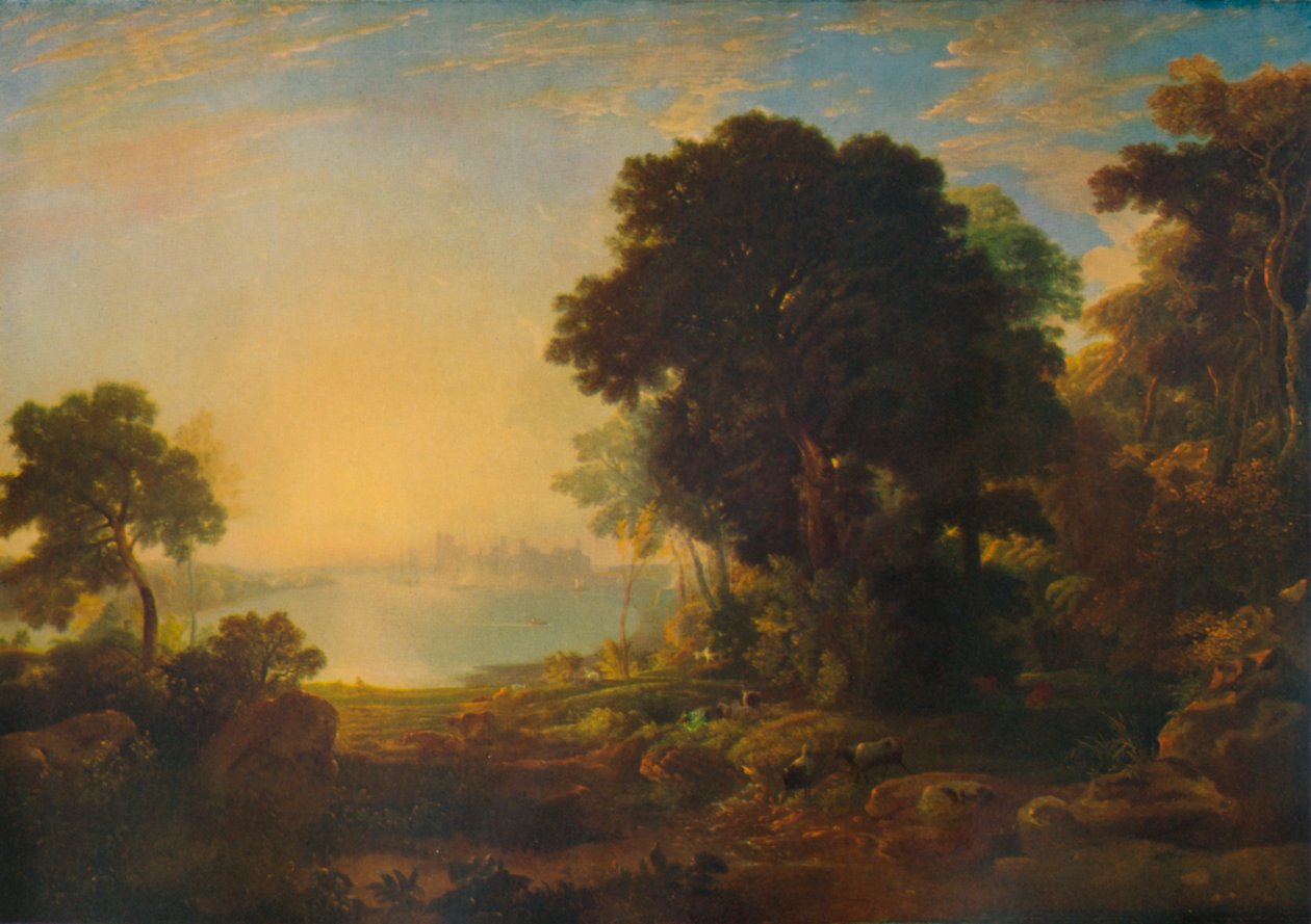 قلعة كارنارفون ، c1815-1819 ، 1935 بواسطة أنتوني فانديك كوبلي فيلدينغ