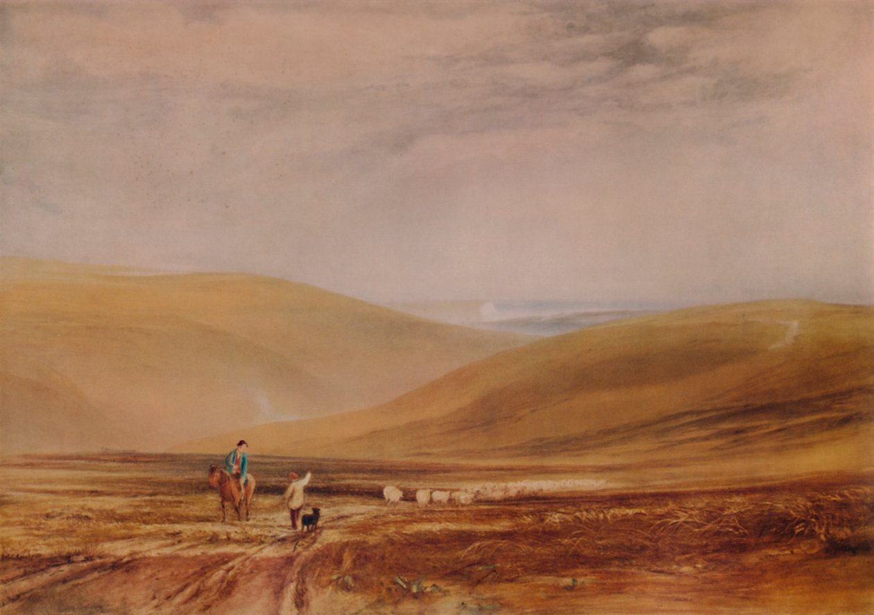 السقوط بالقرب من بيتشي هيد ، 1844 ، 1935 بواسطة أنتوني فانديك كوبلي فيلدينغ