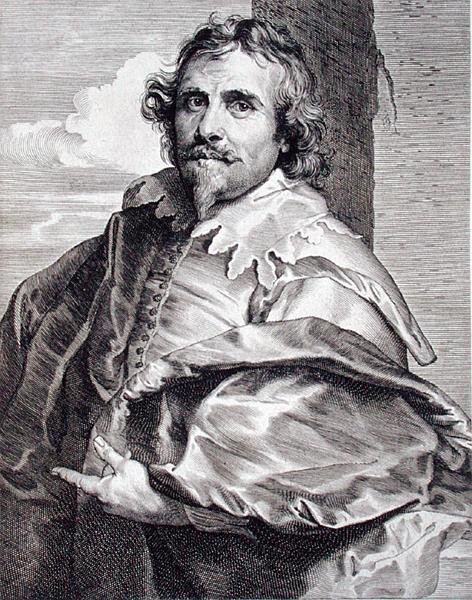 دانيال ميتينز (حوالي 1590 - 1647) ، نقش بواسطة بولوس بونتيوس (1603-58) (نقش) بواسطة أنتوني فان (بعد) ديك