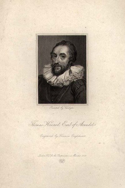 توماس هوارد ، إيرل أروندل (1585-1646) ، نقش بواسطة فرانسيس إنجلهارت بواسطة أنتوني فان (بعد) ديك