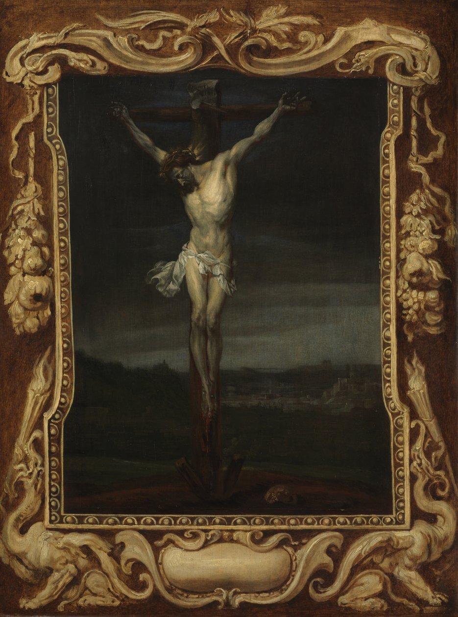 Christ on the Cross, c.1630-32 (oil on panel) بواسطة أنتوني فان (Attr. To) Dyck