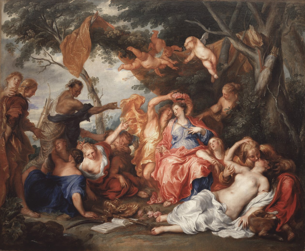 أماريليس وميرتيلو ، 1631-1632. بواسطة أنتوني فان ديك