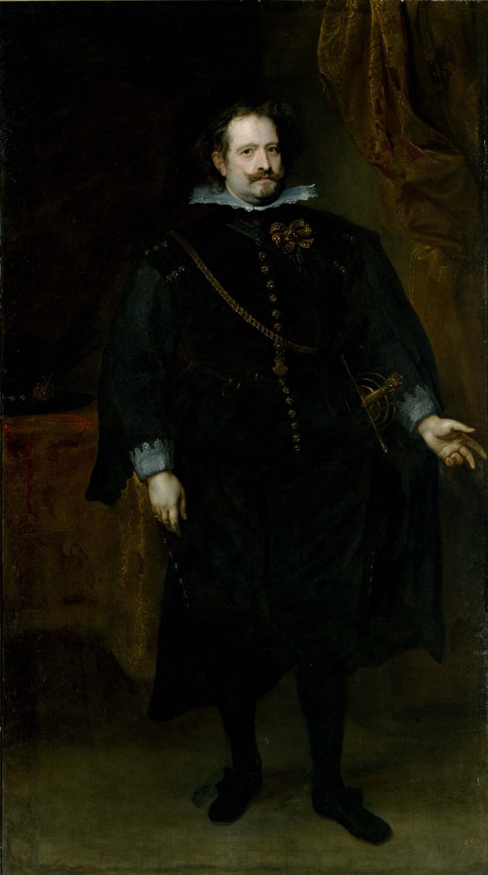 دييغو فيليبي دي غوزمان ، ماركيز ليجانيس ، حوالي 1634 بواسطة أنتوني فان ديك