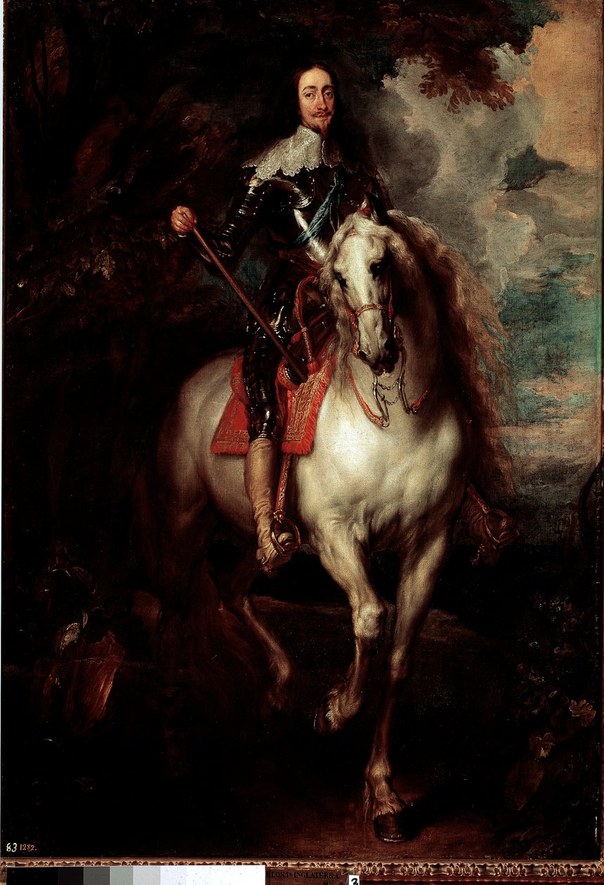 صورة الفروسية لتشارلز الأول ستيوارت (1600-1649) ، ملك إنجلترا لوحة أنتوني فان ديك (1599-1641) بواسطة أنتوني فان ديك