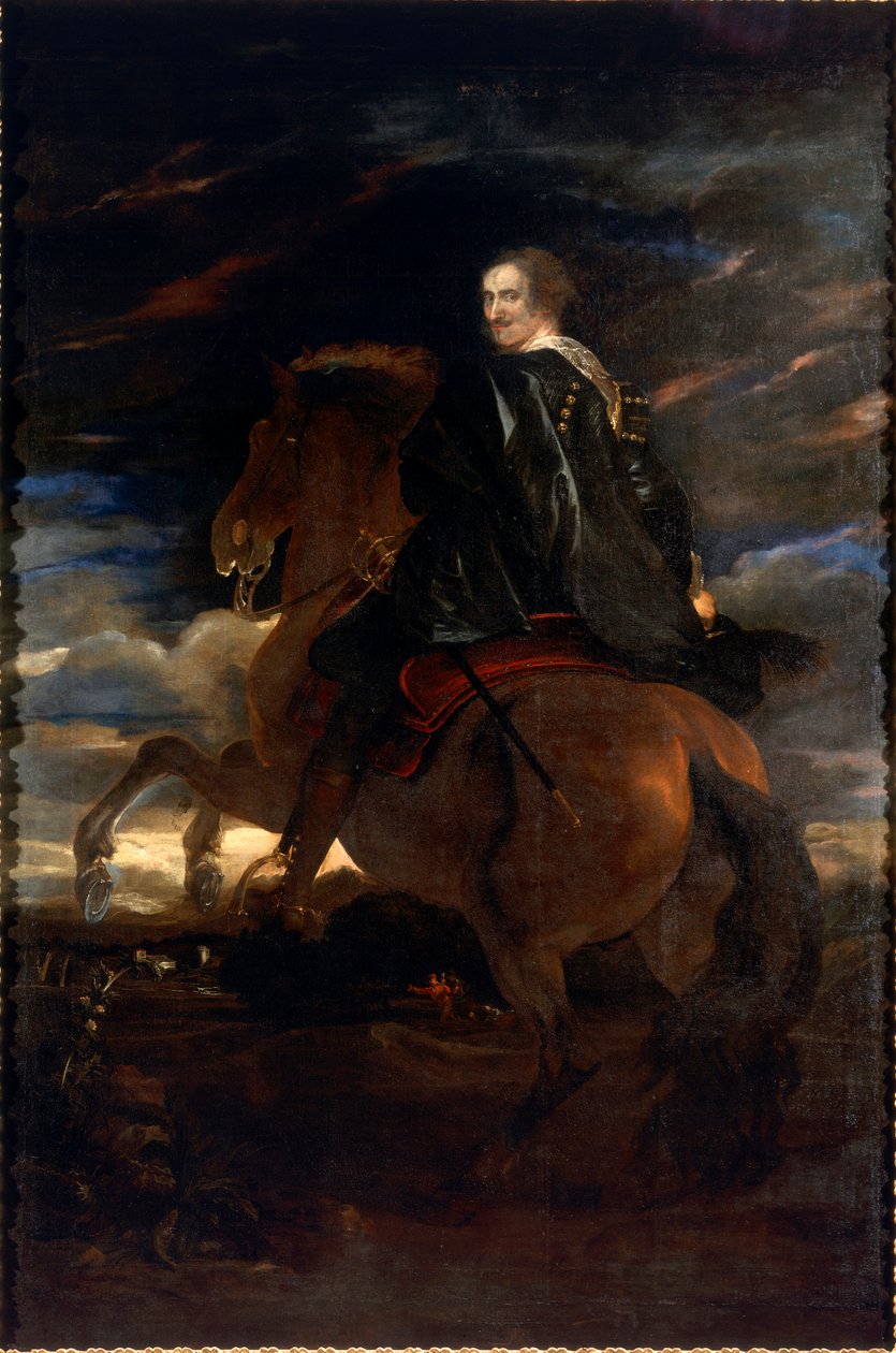 صورة جيوفاني باولو بالبي على لوحة حصان رسمها أنتوني فان ديك (1599-1641) 1627 شمس. 266 × 198 سم ماميانو دي ترافيرسيتولو ، مؤسسة ماجناني روكا بواسطة أنتوني فان ديك