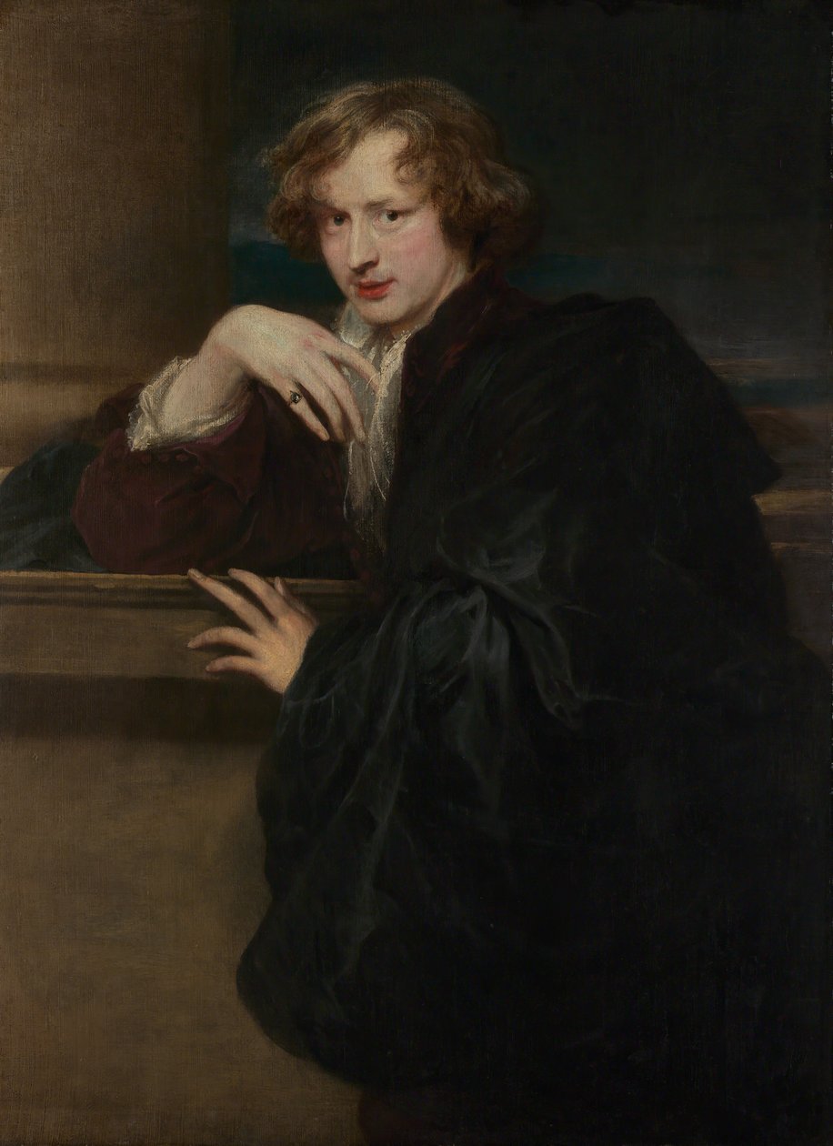صورة ذاتية ، كاليفورنيا. 1620-1621. بواسطة أنتوني فان ديك