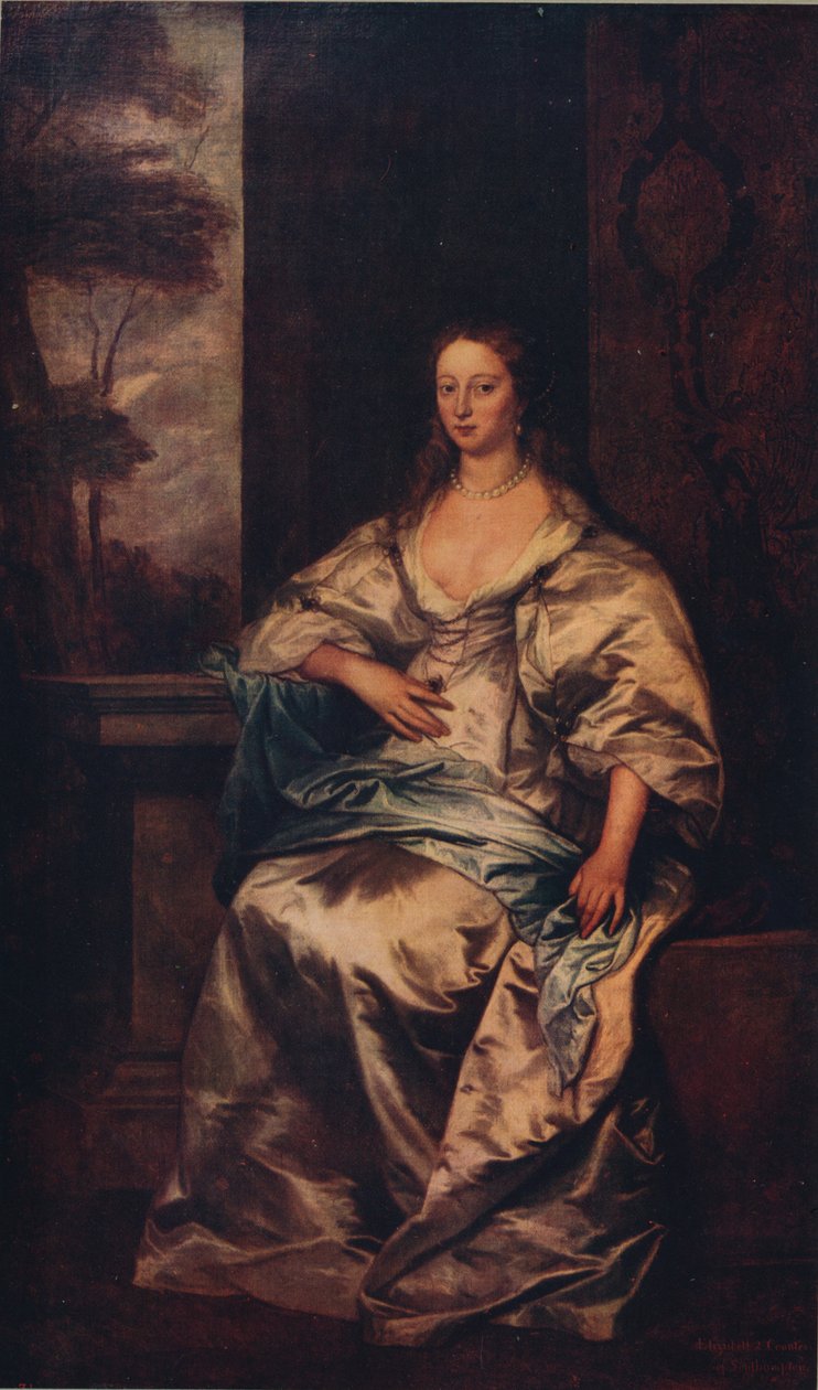 كونتيسة ساوثهامبتون ، 1640-1641 ، c1915 بواسطة أنتوني فان ديك