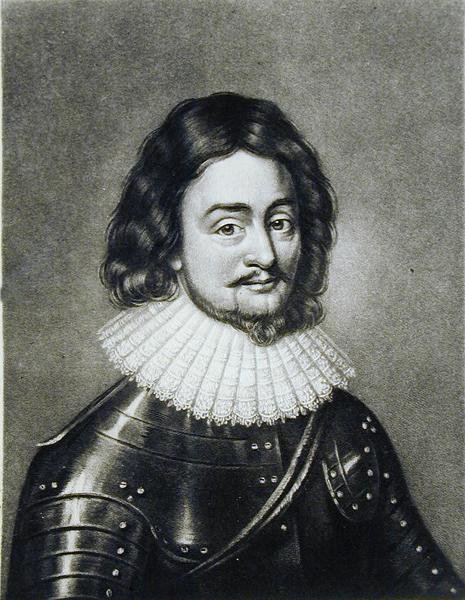 فريدريك الخامس (1596-1632) ملك بوهيميا ، ناخب بالاتين الراين ، رسم توضيحي من صور الشخصيات اللامعة في التاريخ البريطاني ، نقشها روبرت دونكارتون (1744-ج 1817) (الميزوتنت) بواسطة أنتوني فان بعد ديك