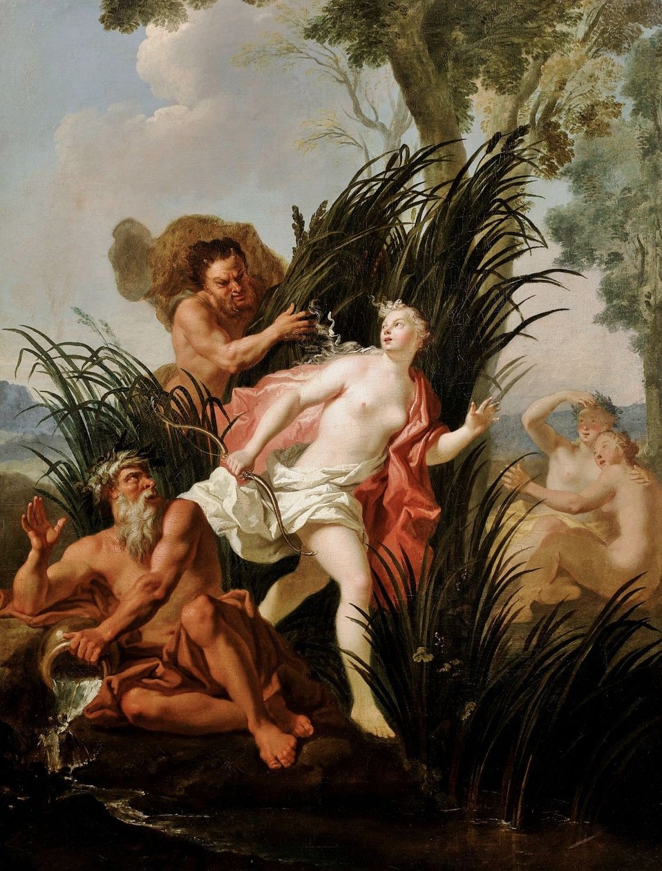 Alpheus يطارد Arethusan بواسطة تشارلز أنطوان كويبل