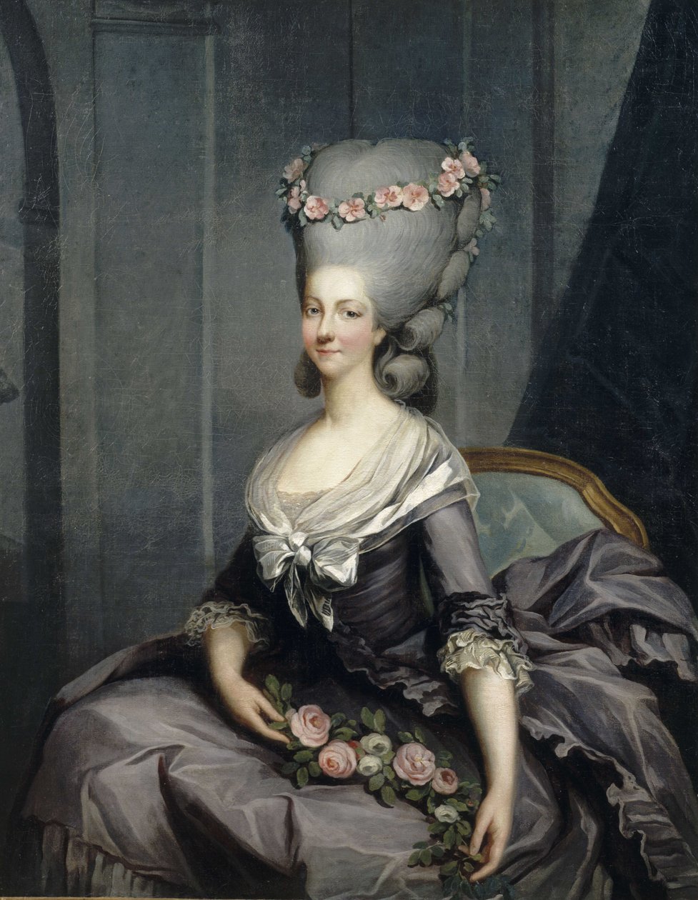 صورة ماري لويز تيريز سافوي ، أميرة لامبال (1749-1792) بواسطة أنطوان فرانسوا كاليت