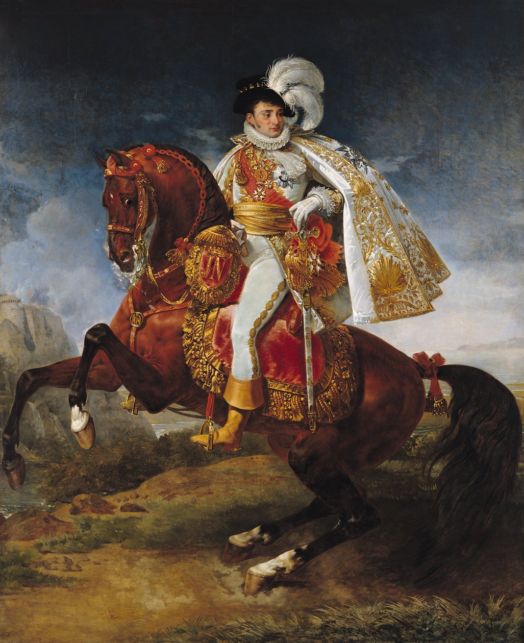 صورة الفروسية لجيروم بونابرت (1784-1860) 1808 بواسطة أنطوان جان جروس