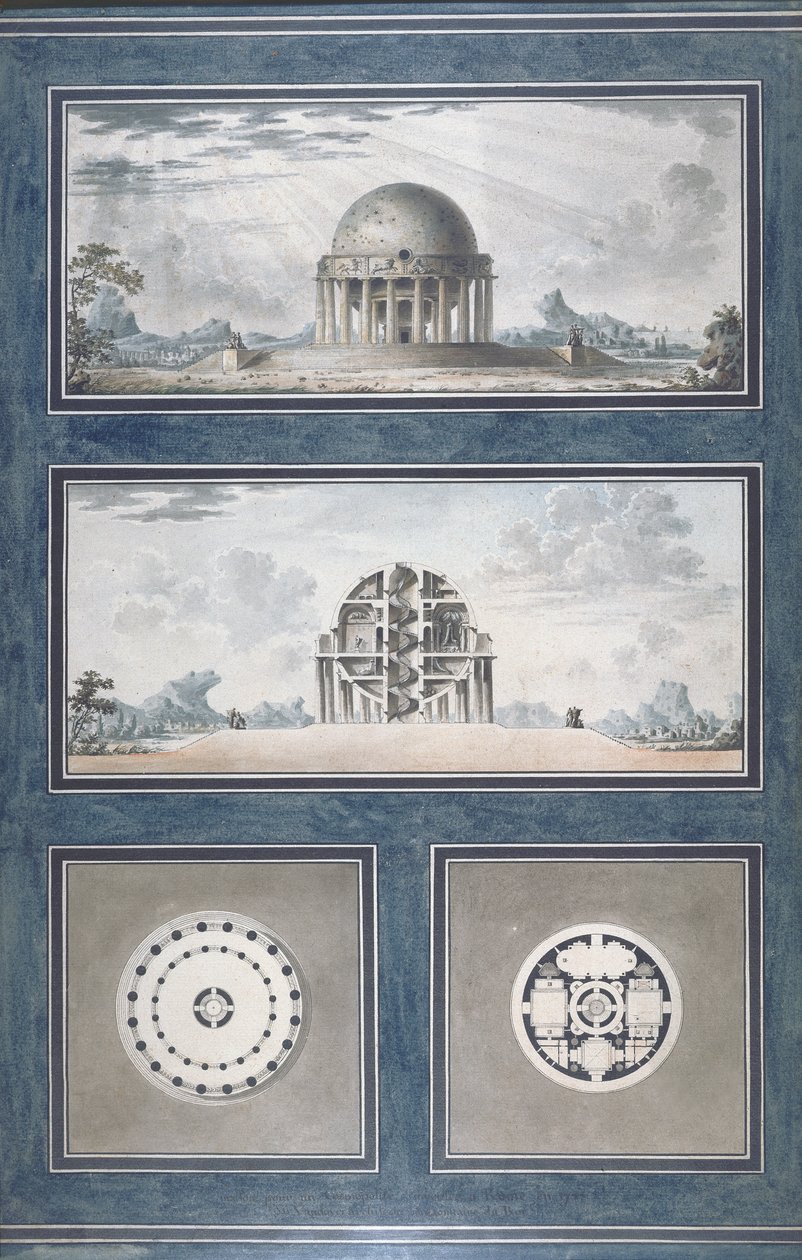 تصميم منزل لعالمي ، 1783 بواسطة أنطوان لوران توماس فودوير