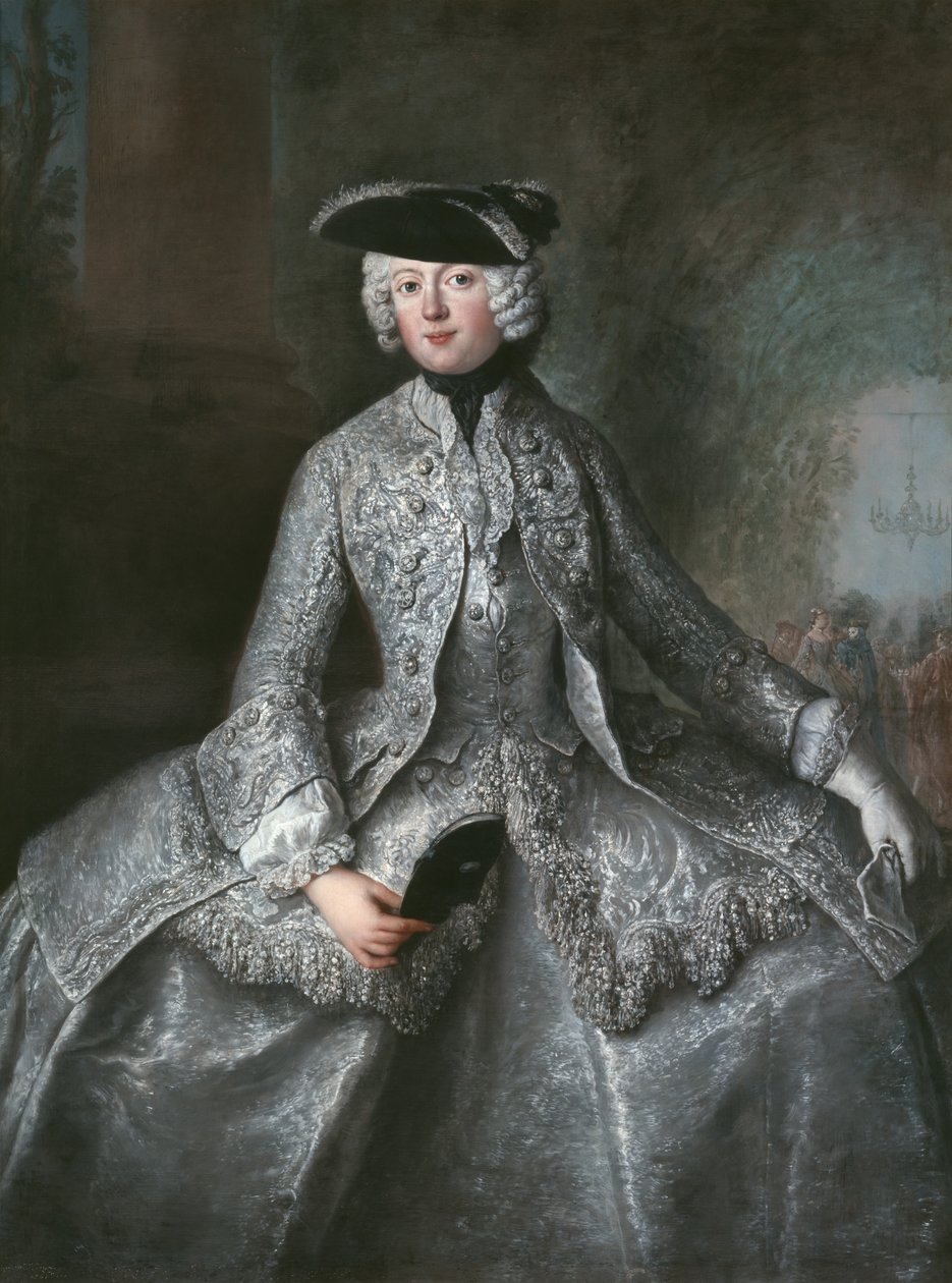 الأميرة أمالي بروسيا (1723-1787) كأمازون بواسطة أنطوان بيسني