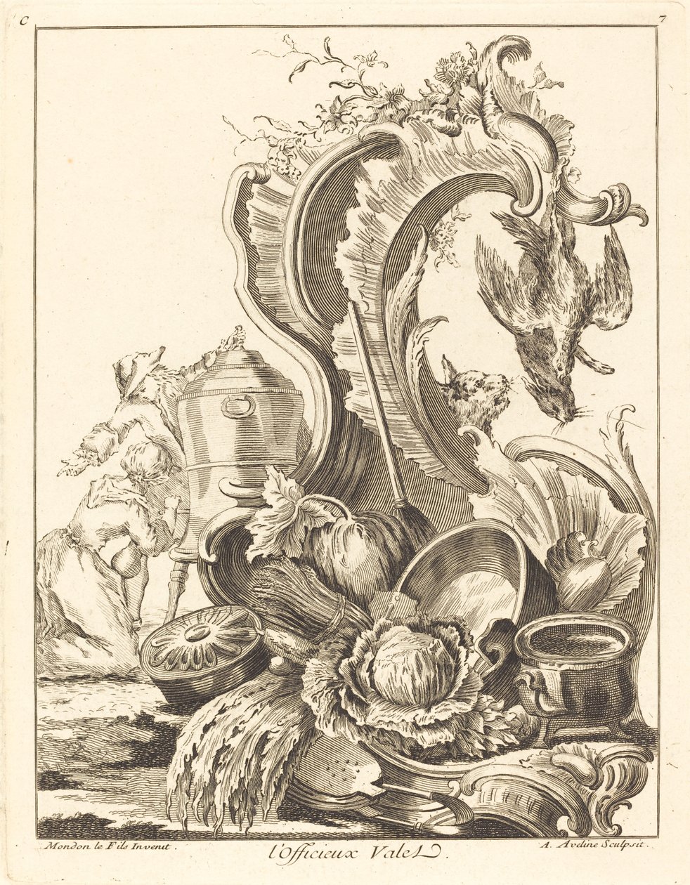 الخادم غير الرسمي 1736. بواسطة أنطوان أفلين
