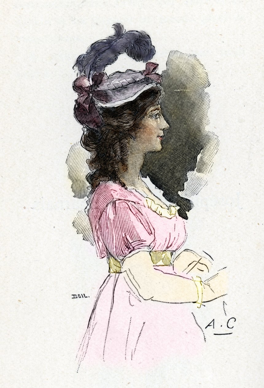 صورة لجوزفين دي بوهارنيه (1763-1814) رسم أنطوان كالبيت مستمدة من "نابليون والنساء" لماسون بواسطة أنطوان كالبيت