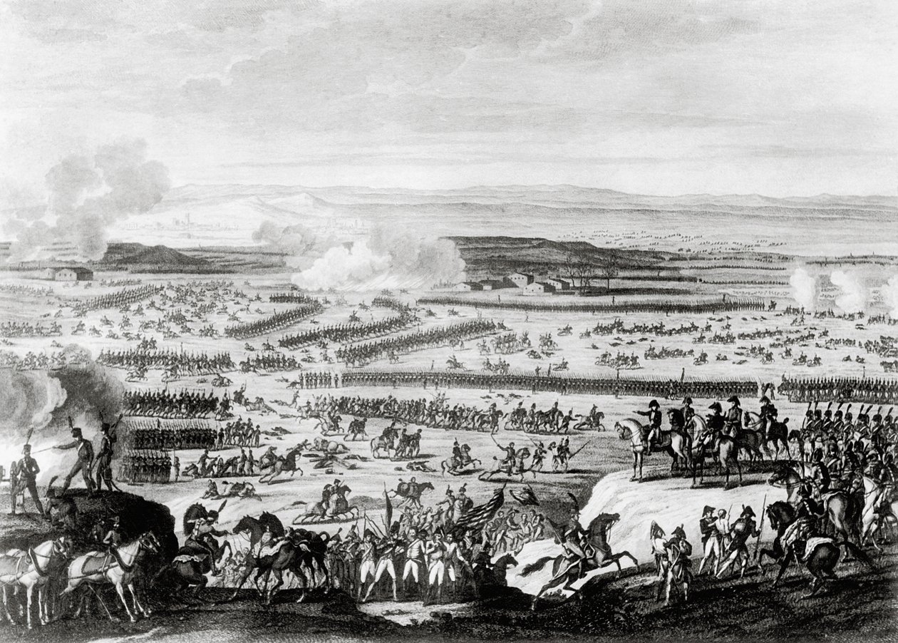 Battle of Austerlitz in Moravia بواسطة أنطوان تشارلز هوراس فيرنيه