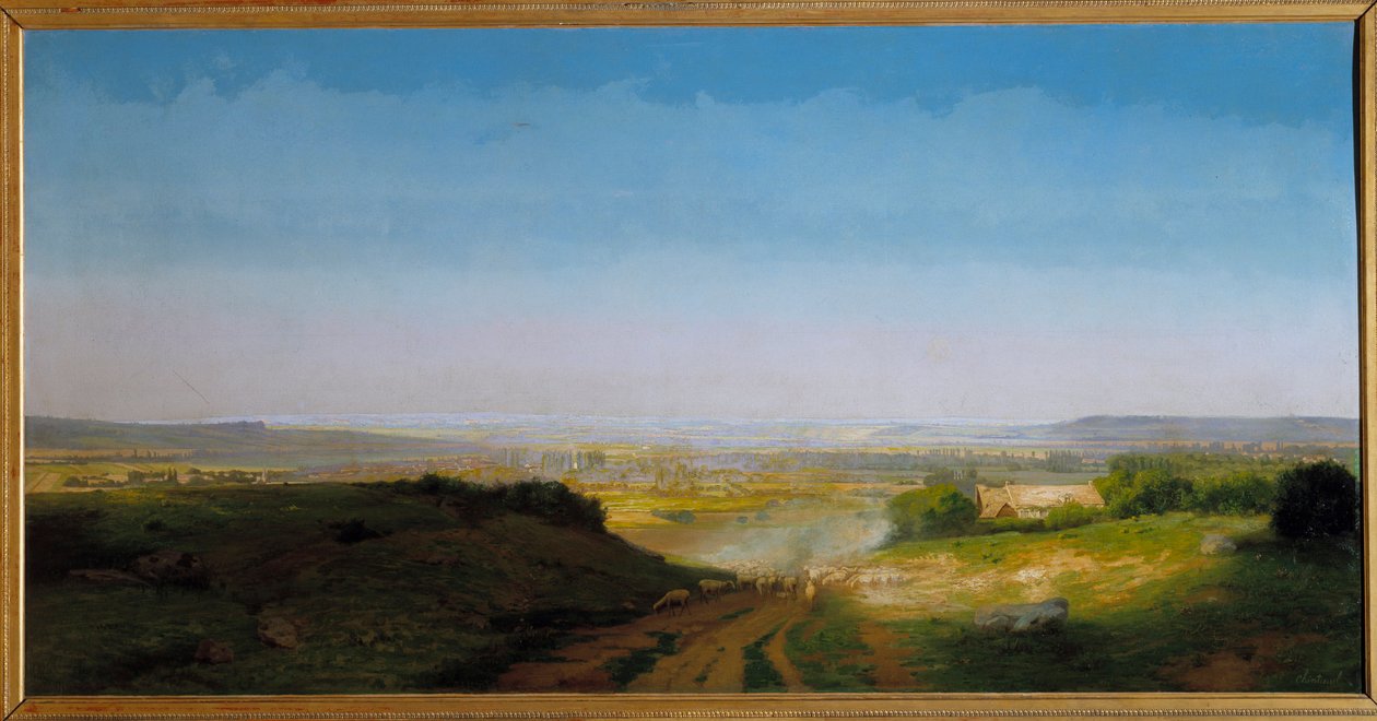 لوحة ليسباس لأنطوان تشينترويل (1814-1873) 1869 صن. 1.02x2.02 م. بواسطة أنطوان شنتريل