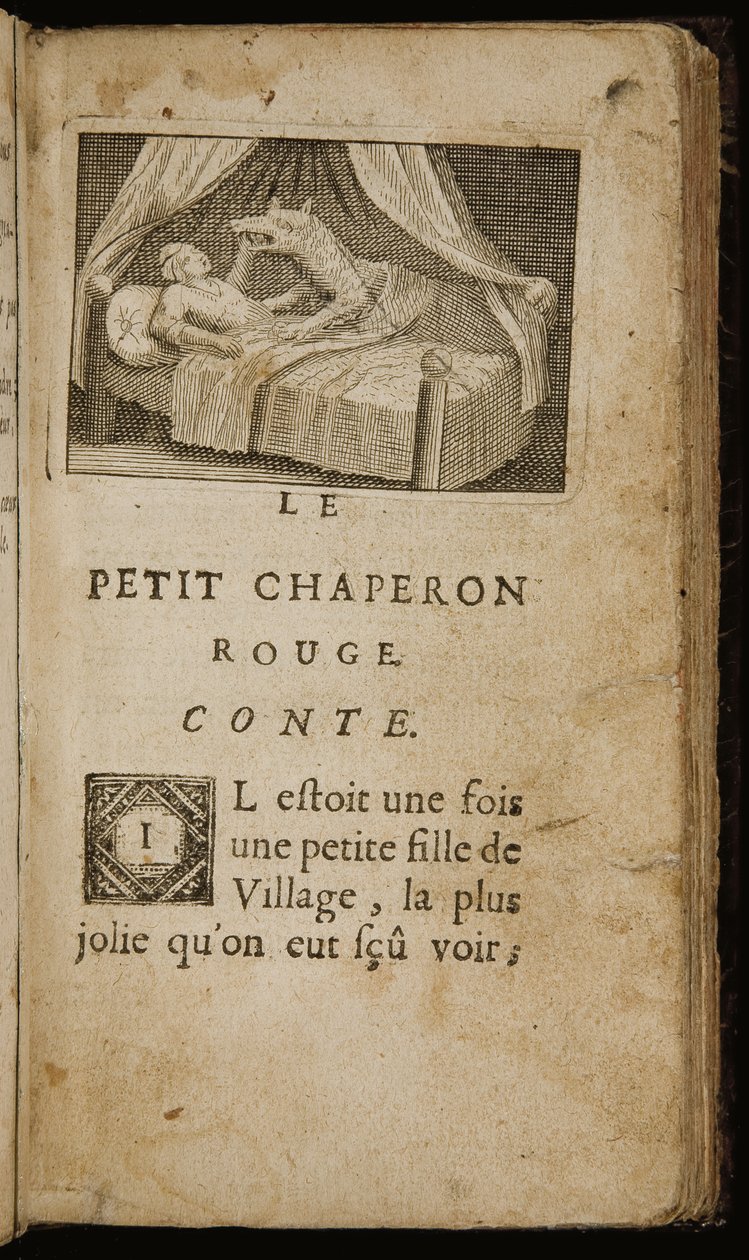 صفحة العنوان من "Stories or Tales of the Past. With Moralites" بقلم تشارلز بيرولت ، باريس: كلود باربين ، 1697 بواسطة أنطوان كلوزير
