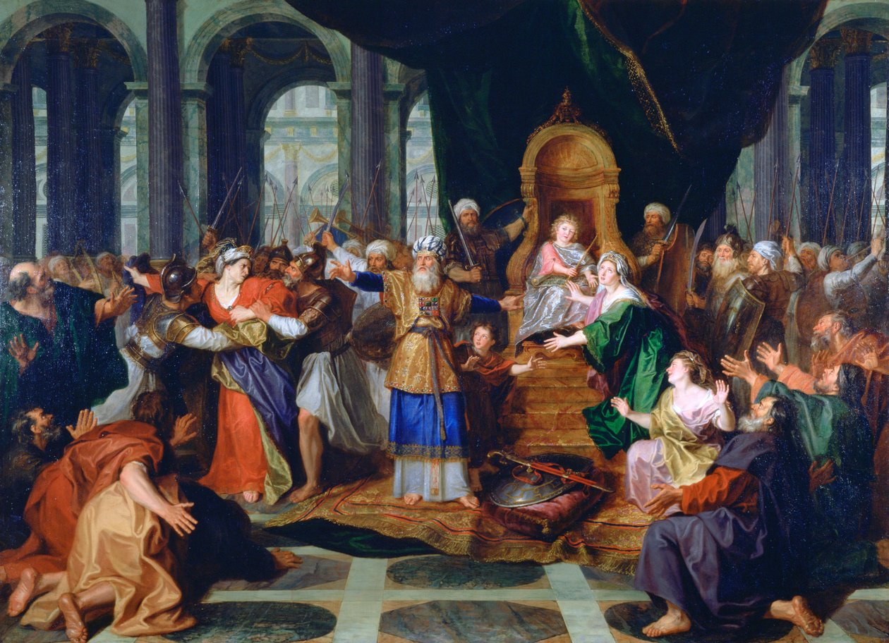 عثليا طرد من الهيكل ، رسمت قبل 1697 بواسطة انطوان كويبل