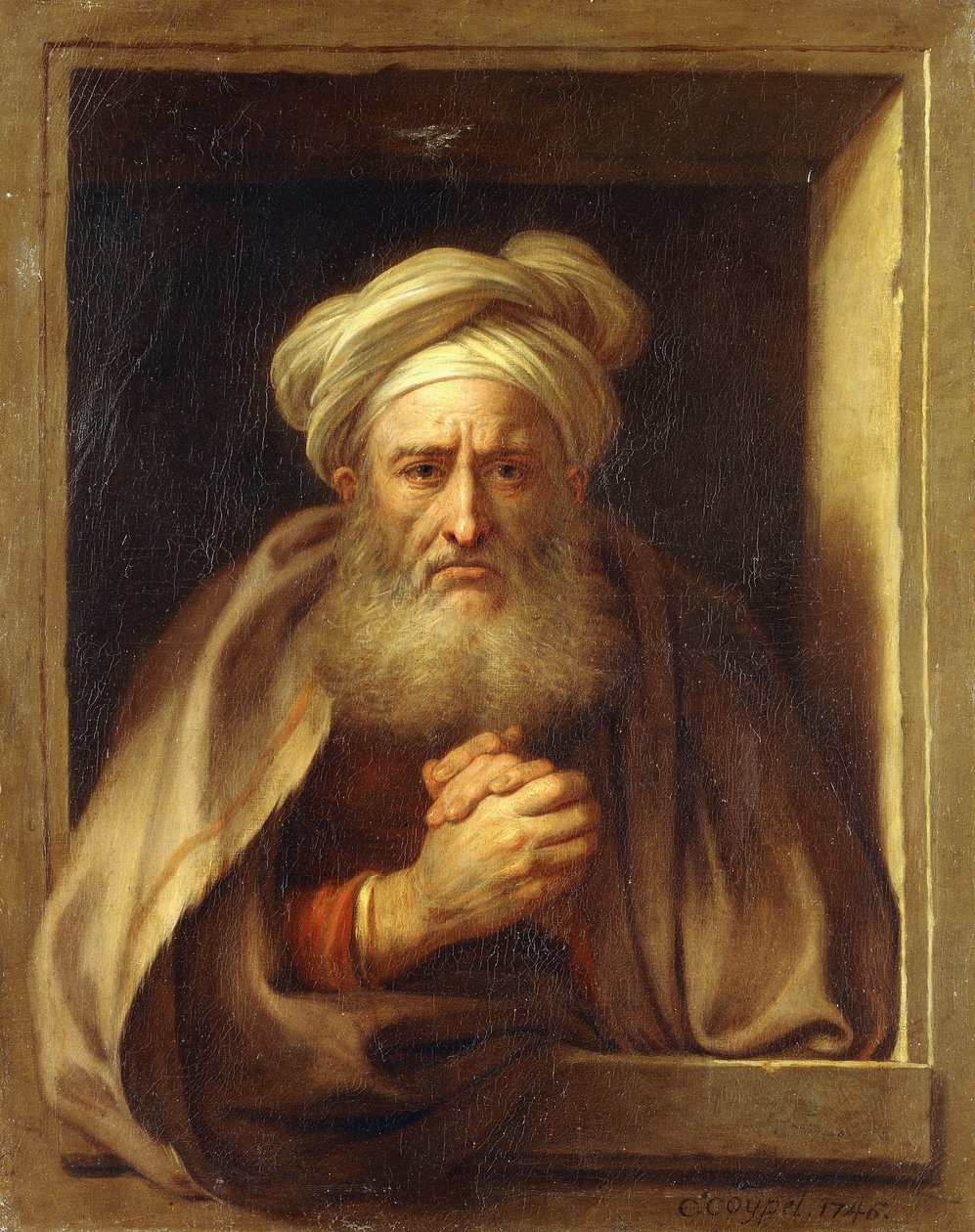 Heraclitus الحزين ، 1746 بواسطة انطوان كويبل