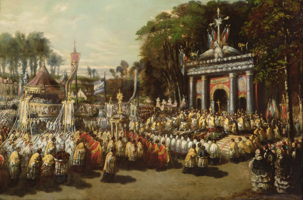 موكب القربان المقدس ، 1855 بواسطة أنطوان ديتريز