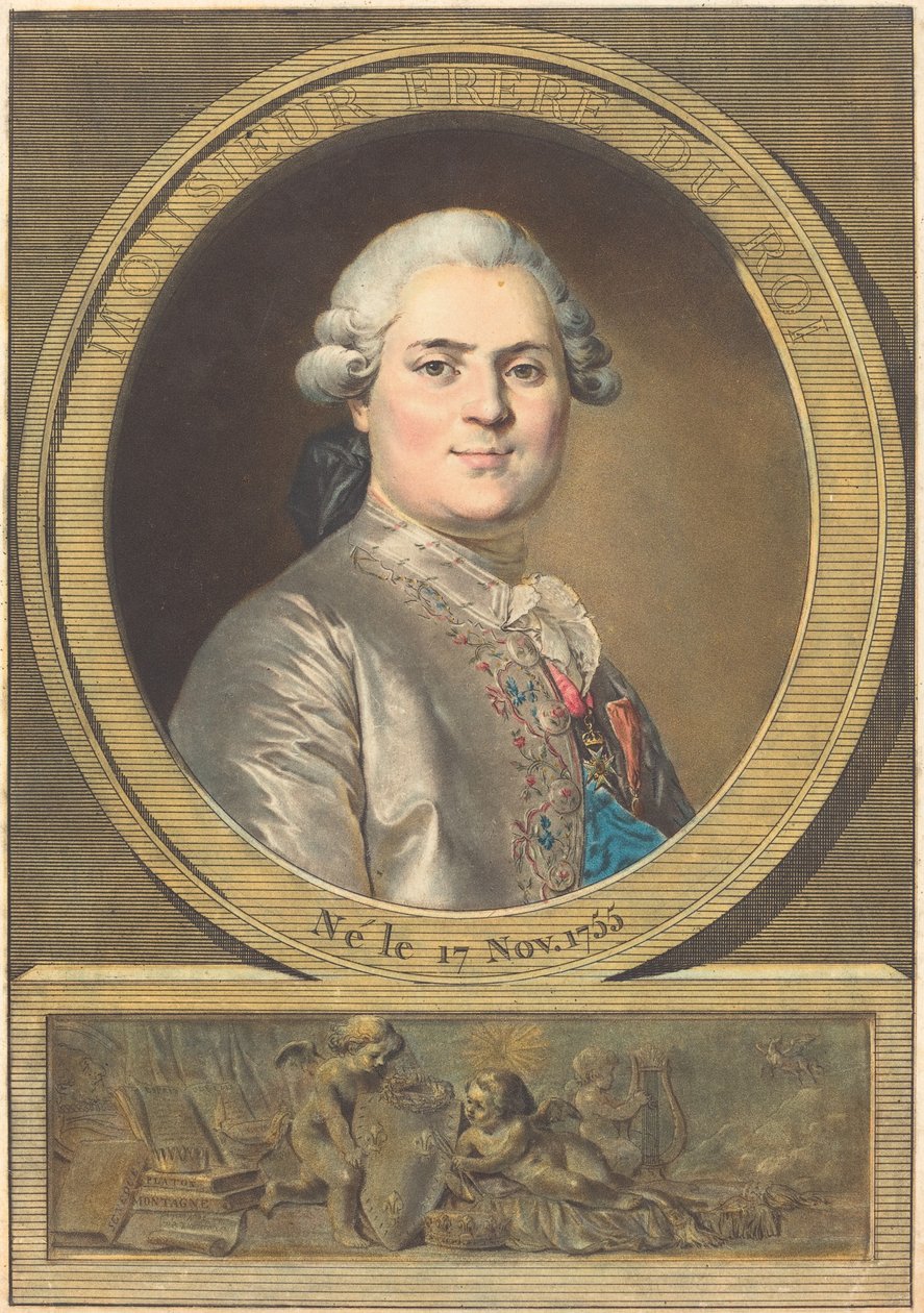 Monsieur Frère du Roi (شقيق الملك) بواسطة أنطوان فرانسوا سيرجنت بعد جوزيف سيفريد دوبليسيس