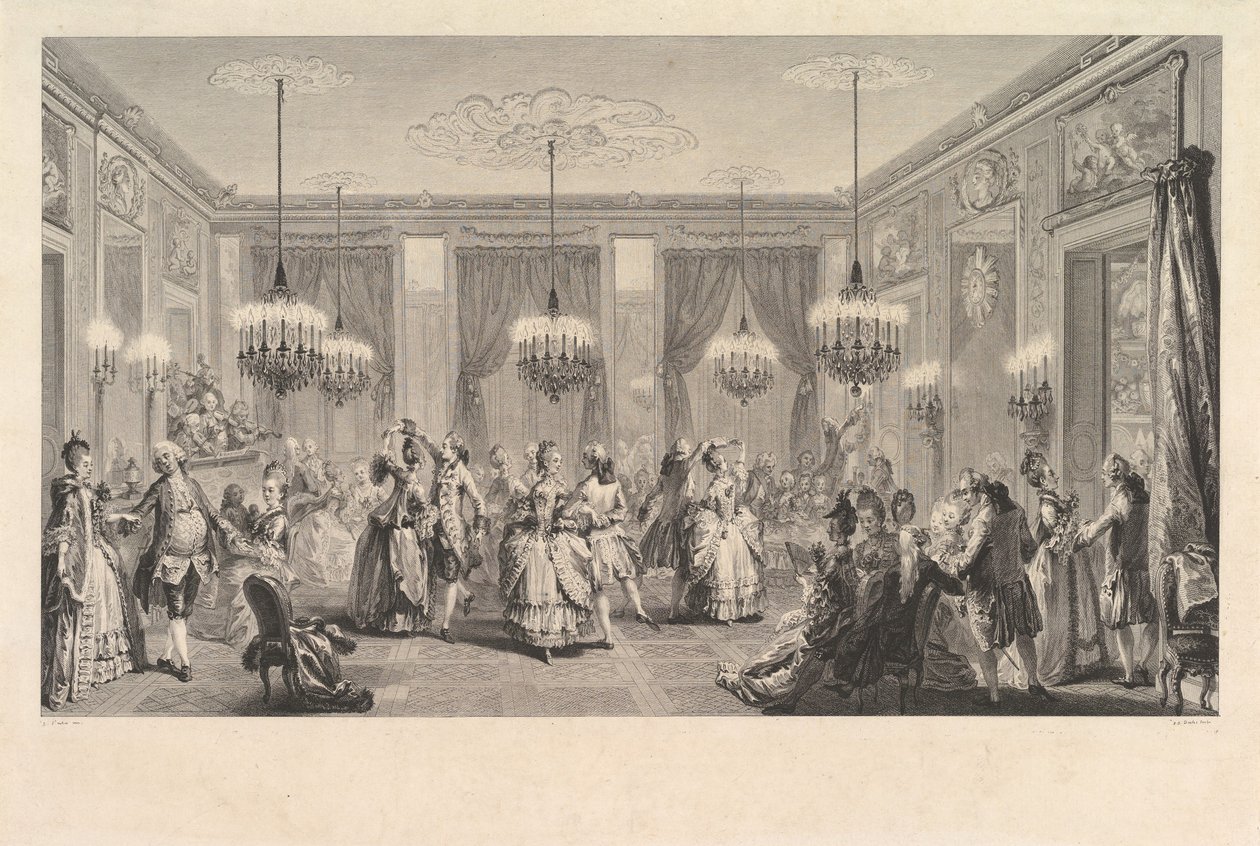 لو بال باريه 1774. بواسطة أنطوان جان دوكلوس