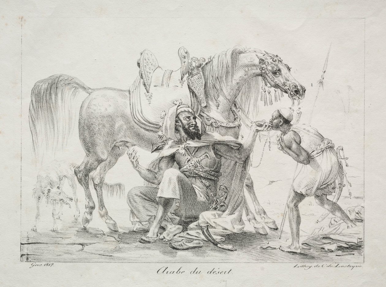 عرب الصحراء 1817. بواسطة أنطوان جان جروس