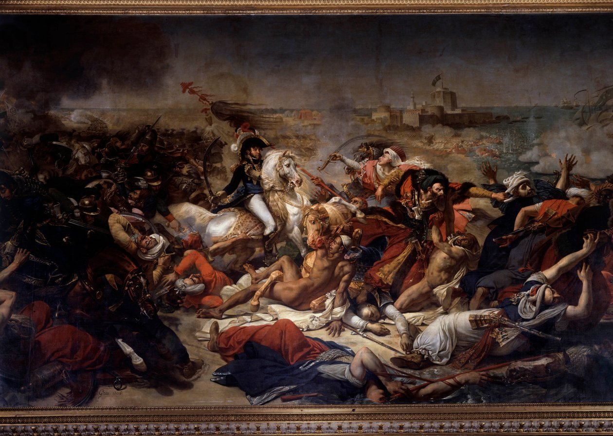 Campaign (Expedition) of Egypt (1798-1801): Joachim Murat (1767-1815) during the Battle of Aboukir on July 25 بواسطة أنطوان جان جروس
