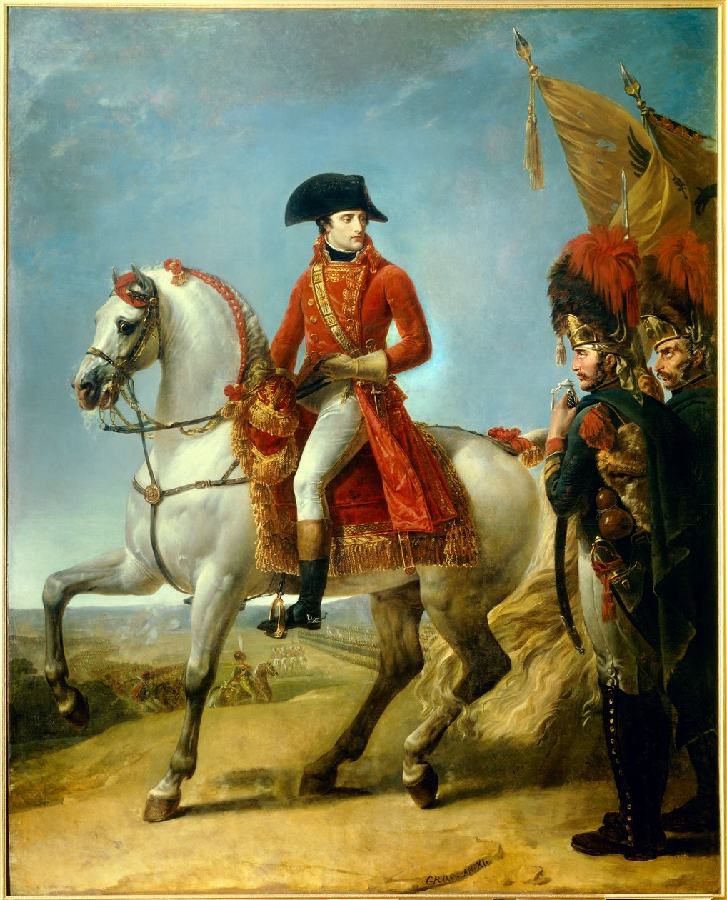 صورة الفروسية لنابليون بونابرت (1769-1821) بواسطة أنطوان جان جروس