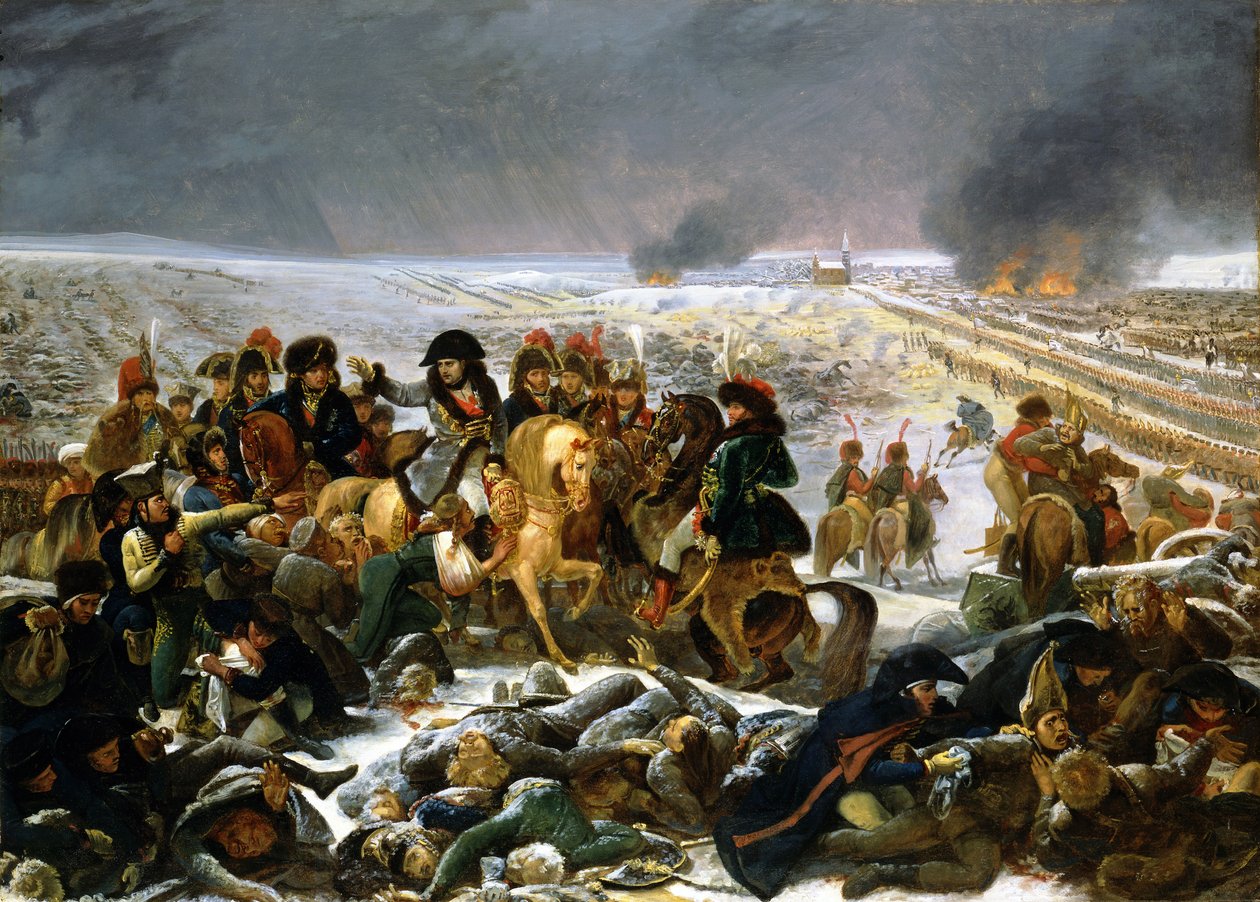 نابليون في ساحة معركة Eylau ، 1807 بواسطة أنطوان جان جروس