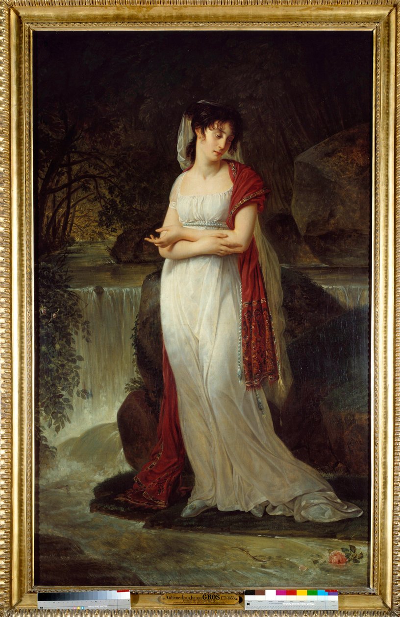 صورة كريستين بوير بعد وفاتها (1776-1800) أول امرأة - لوسيان بونابرت لوحة رسمها أنطوان جان جروس (1771-1835) شمس القرن التاسع عشر. 2،14x1،34 م. بواسطة أنطوان جان جروس