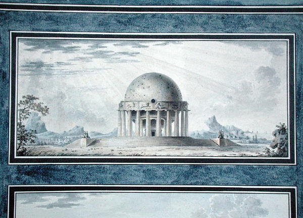 تصميم منزل لعالمي ، 1783 بواسطة أنطوان لوران توماس فودوير