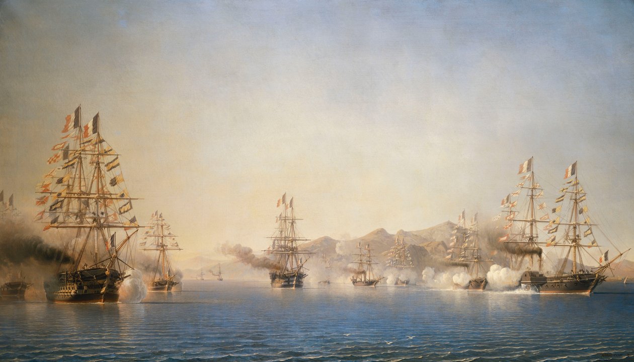 وصول الأمير الرئيس (نابليون الثالث) على رادي دي تولون في 27 سبتمبر 1852 بواسطة أنطوان ليون موريل فاتيو