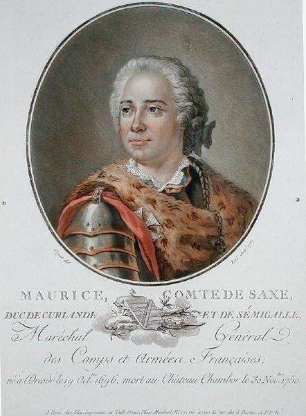 موريس (1696-1750) كونت ساكسونيا بواسطة أنطوان لويس فرانسوا (بعد) سيرجنت مارسو