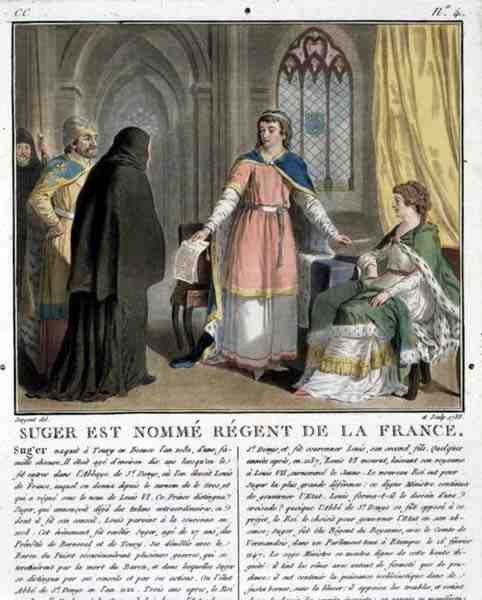 تم تسمية Abbot Suger (1082-1152) باسم Regent of France ، 1788 بواسطة أنطوان لويس فرانسوا سيرجنت مارسو