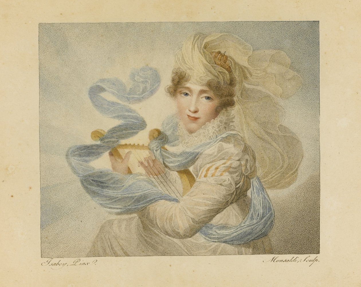 Hortense de Beauharnais بواسطة أنطوان ماكسيم مونسالدي