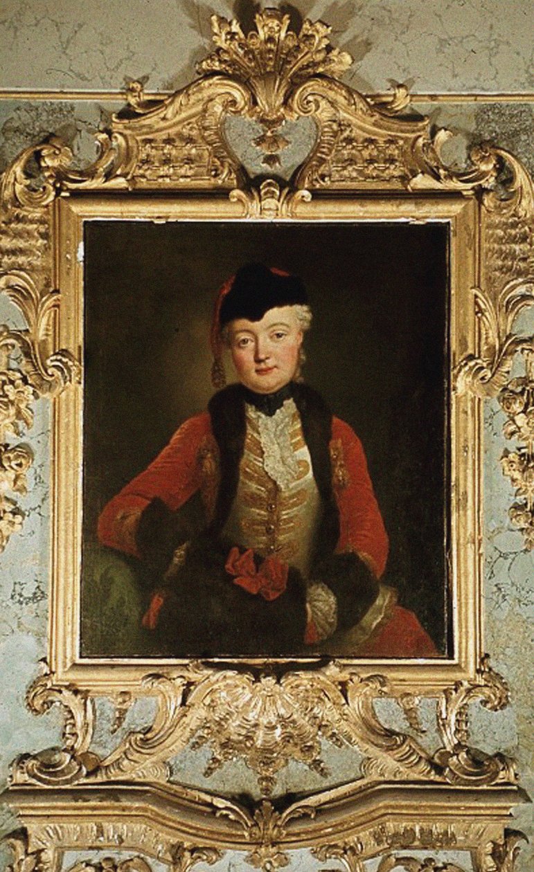 صورة ويلهلمين دوروثي فون دير مارويتز 1718-1787 ، ج 1739 بواسطة أنطوان بيسني