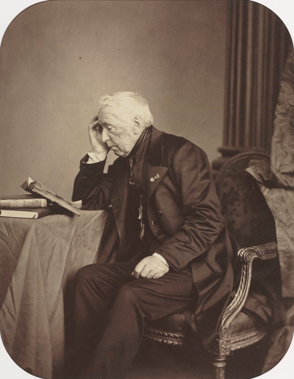 مجهول ذكر حاضنة ، ج. 1860. بواسطة أنطوان صموئيل آدم سالومون