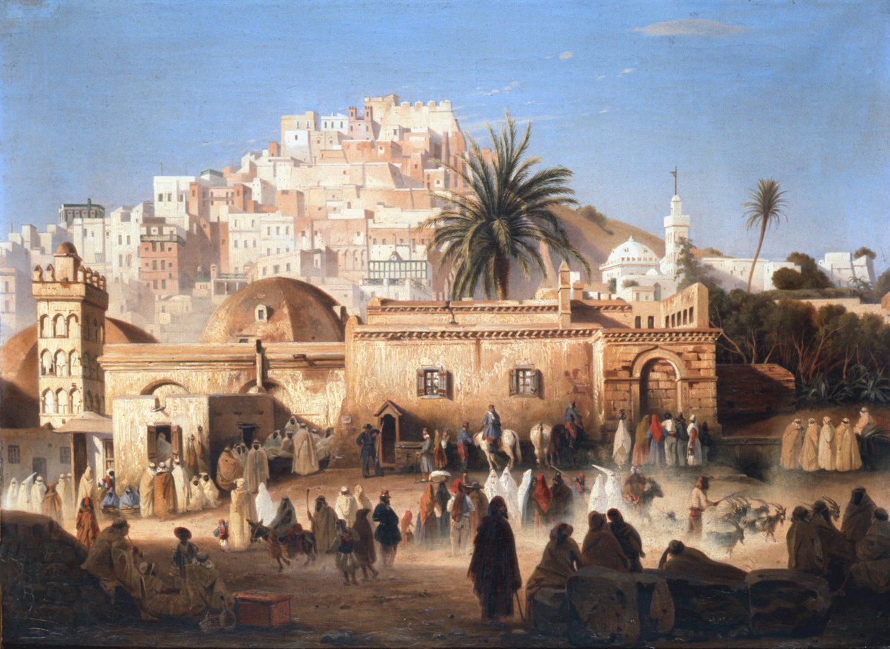 مسجد المكلا بالجزائر العاصمة 1821-1849 بواسطة أنطوان فيكتور جوينفيل