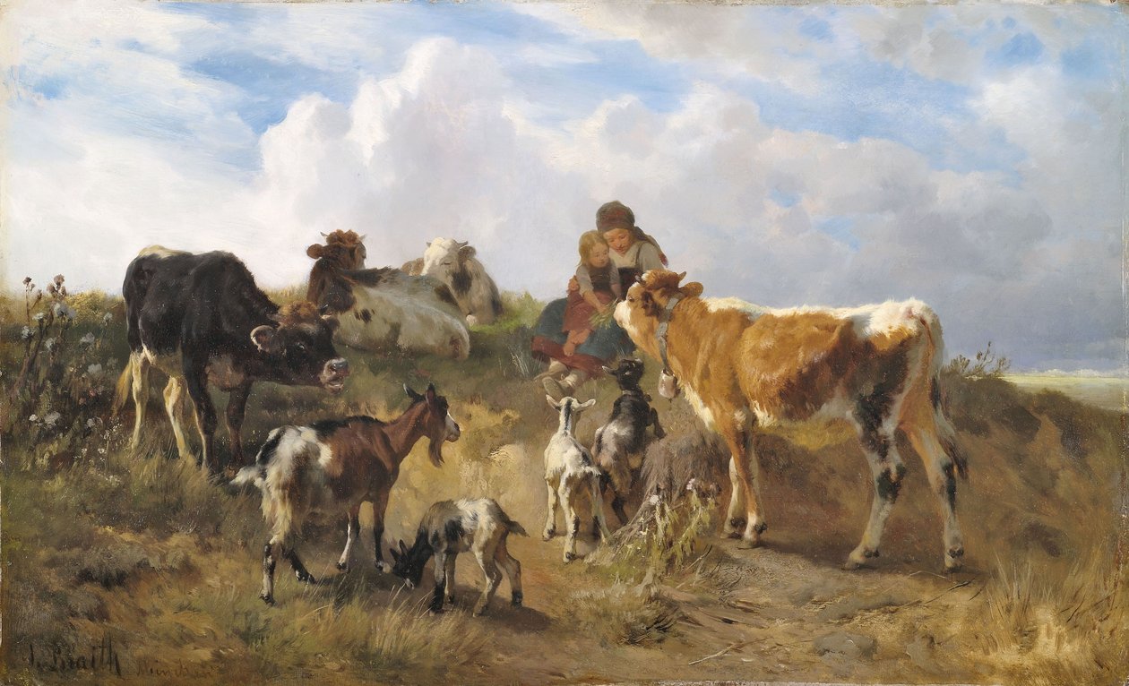 الراعي idyll بواسطة انطون بريث