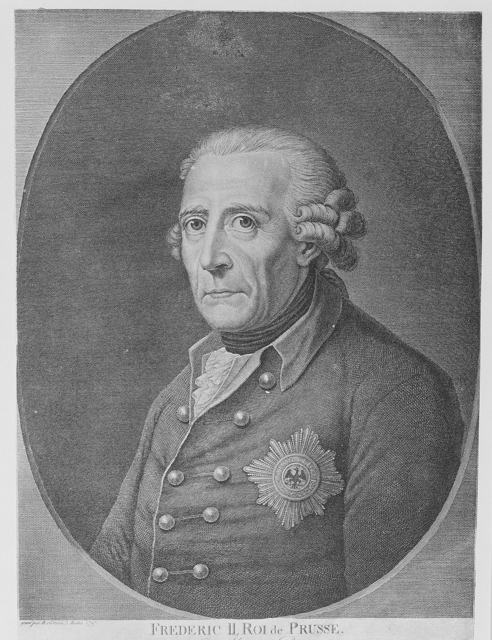 فريدريش الثاني ، ملك بروسيا ، 1797 بواسطة انطون جراف