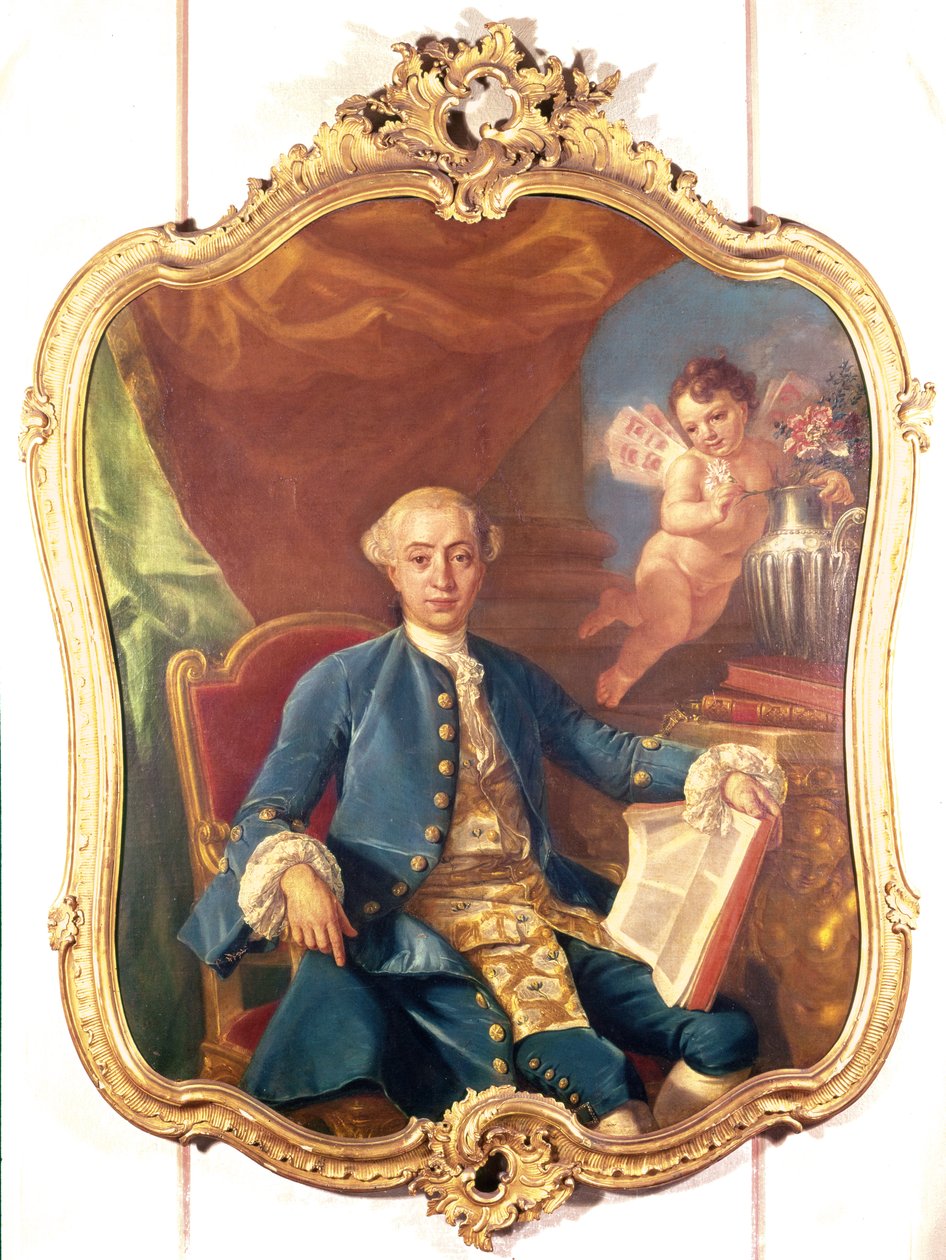 جياكومو كازانوفا (1725-1798) بواسطة انطون رافائيل منغز