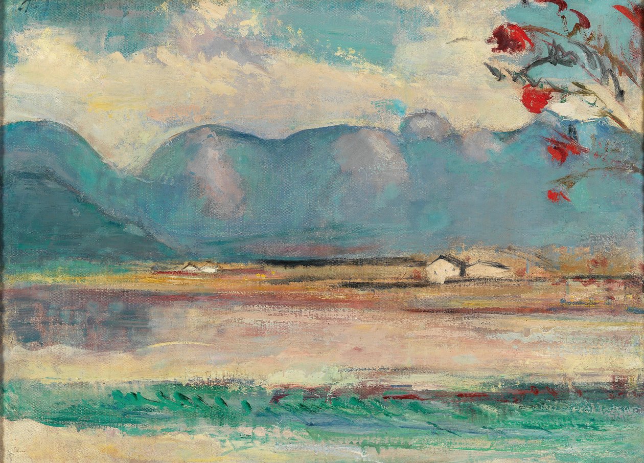 منظر طبيعي لبينزغاو مع Steinernes Meer ، حوالي عام 1916 بواسطة انطون فيستاور