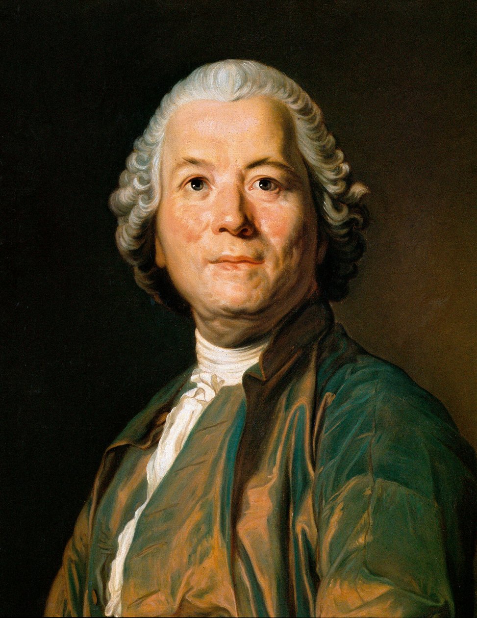 صورة كريستوف ويليبالد غلاك (1714-1787) ، الملحن الألماني. لوحة أنتون هانسمان (القرن التاسع عشر) بواسطة انطون هانسمان