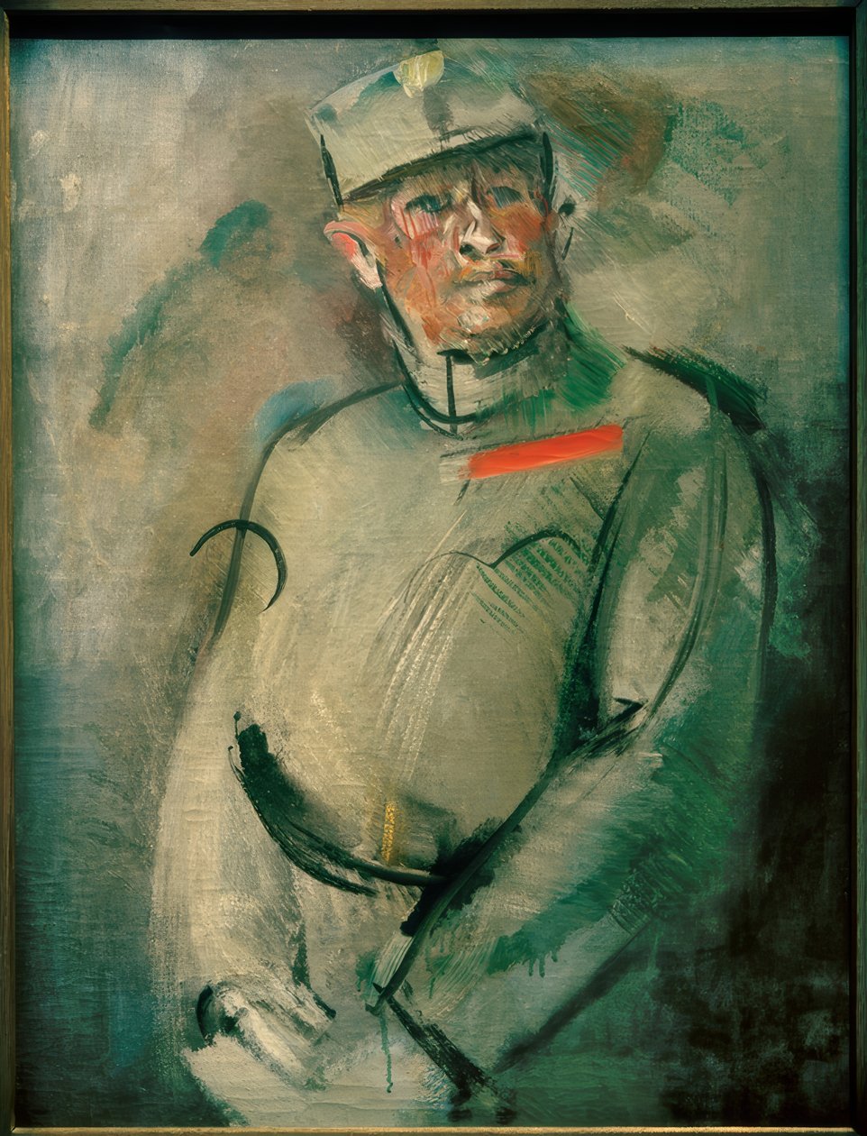 Portrait eines österreichischen Offiziers بواسطة أنطون كوليج