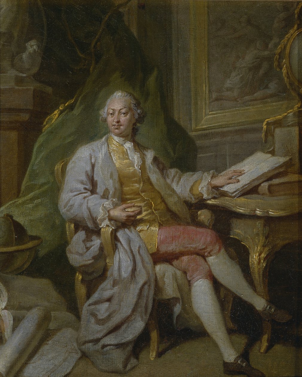 صورة ل L. Henninger ، 1760s بواسطة أنطون بافلوفيتش لوسينكو