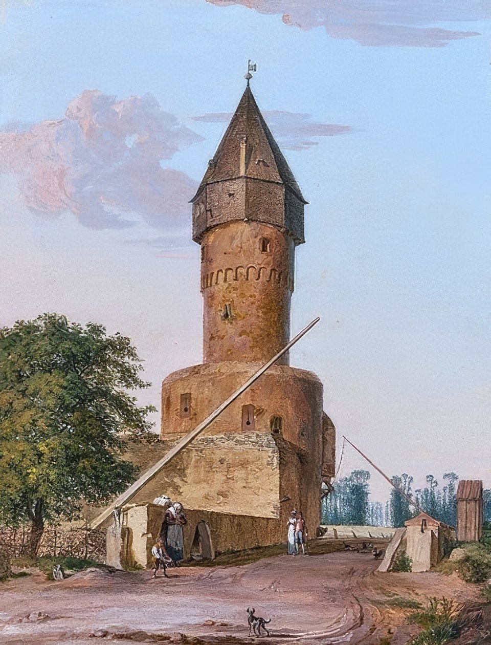 The Bockenheimer Warte في فرانكفورت بواسطة انطون رادل